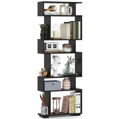 6-Tier Bookcase, Anti-Tipping Kit, Black Bookcases at Gallery Canada