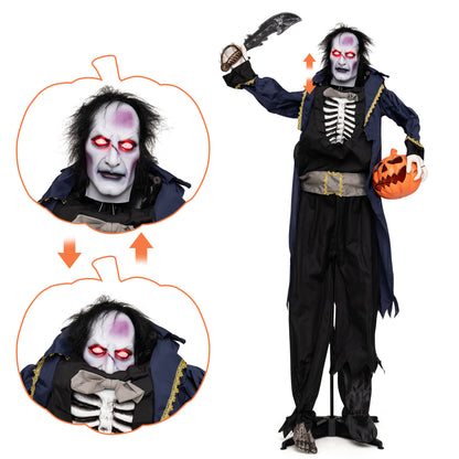6 ft Animated Halloween Vampire Pirate Decoration