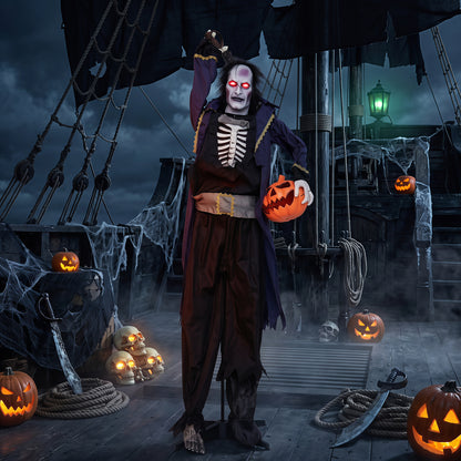 6 ft Animated Halloween Vampire Pirate Decoration