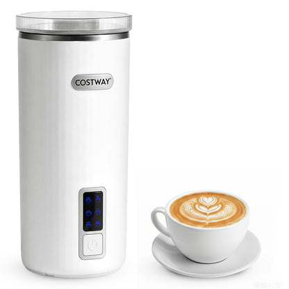6-in-1 Electric Milk Steamer with Stainless Steel Interior, White Small Appliances at Gallery Canada