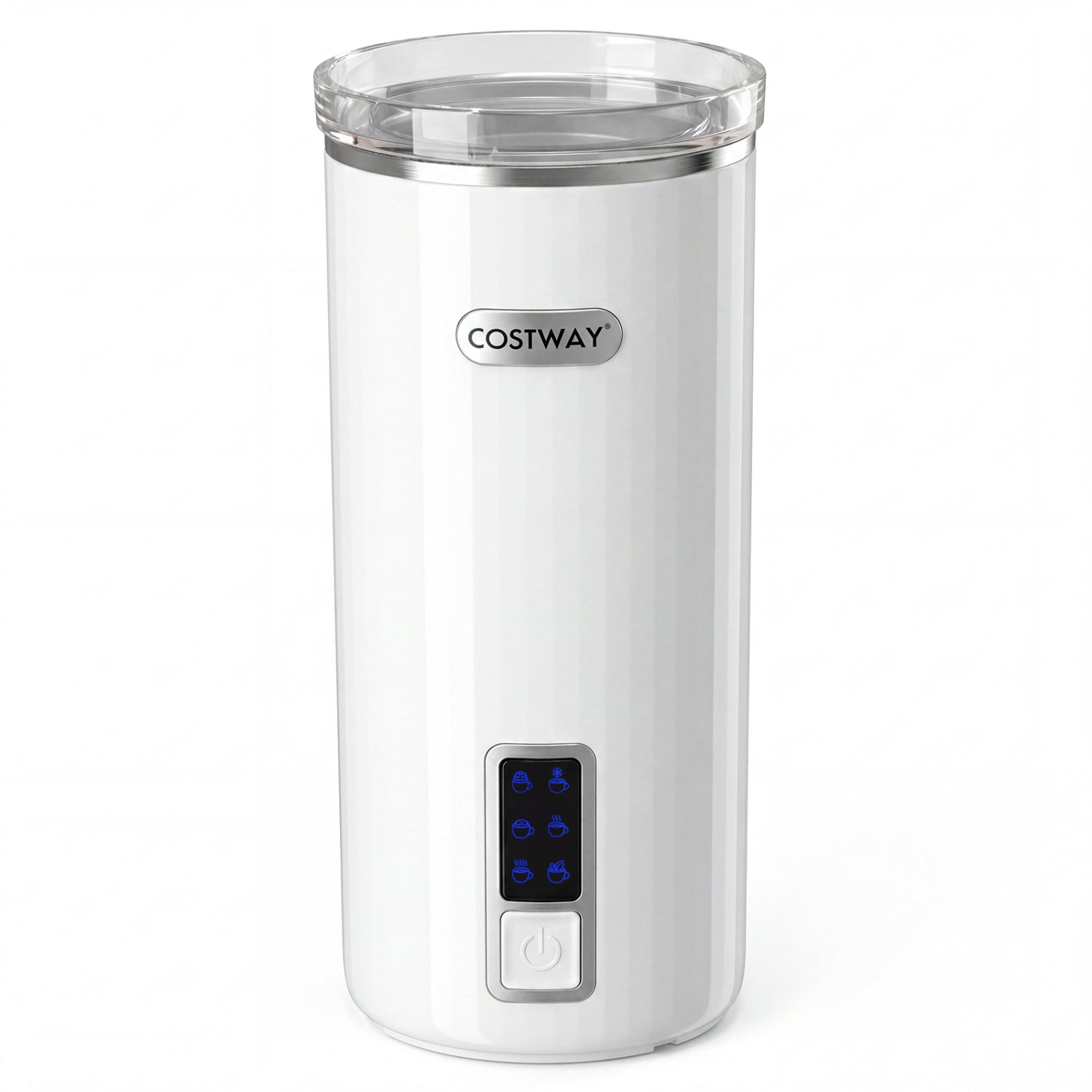 6-in-1 Electric Milk Steamer with Stainless Steel Interior, White Small Appliances at Gallery Canada