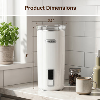 6-in-1 Electric Milk Steamer with Stainless Steel Interior, White Small Appliances at Gallery Canada
