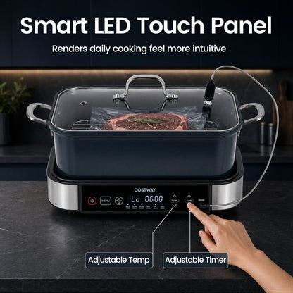 6-in-1 Programmable Slow Cooker, Keep Warm, Timer