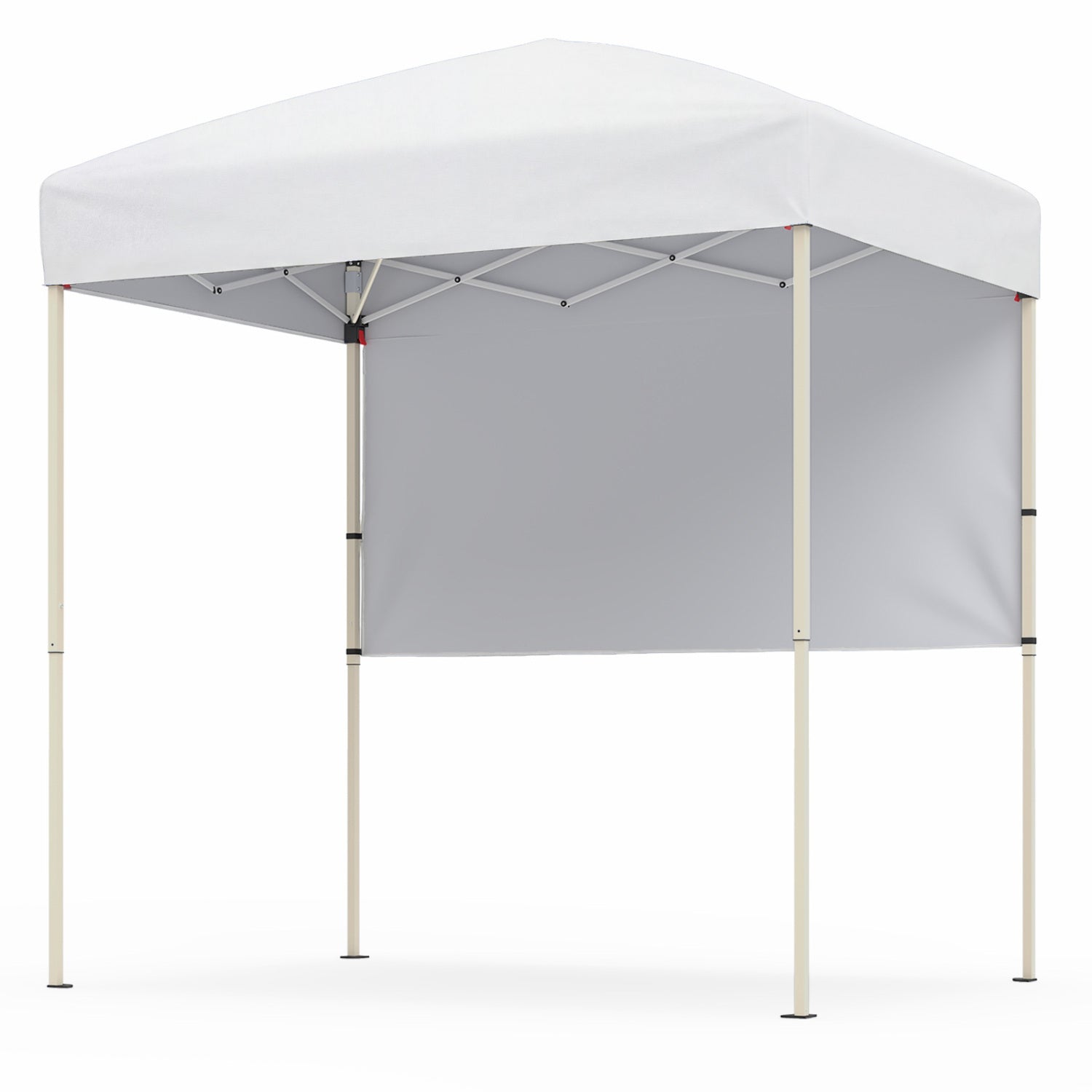 6 x 4 FT Pop-Up Canopy Tent, Half Sidewall, Easy Setup, White Canopies at Gallery Canada