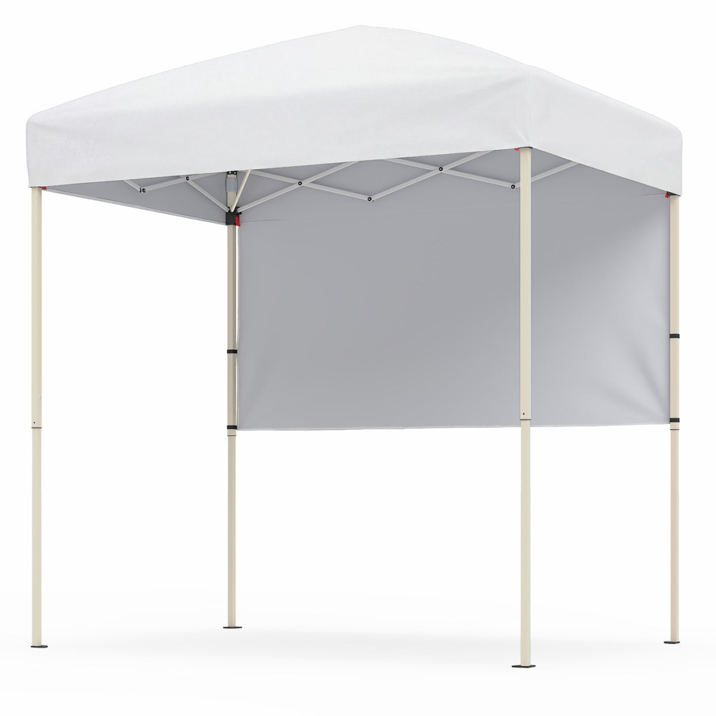 6 x 4 FT Pop-Up Canopy Tent, Half Sidewall, Easy Setup, White Canopies at Gallery Canada
