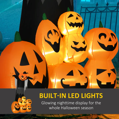 9ft Inflatable Halloween Pumpkin Ghost, Outdoor LED Display Halloween Decorations at Gallery Canada