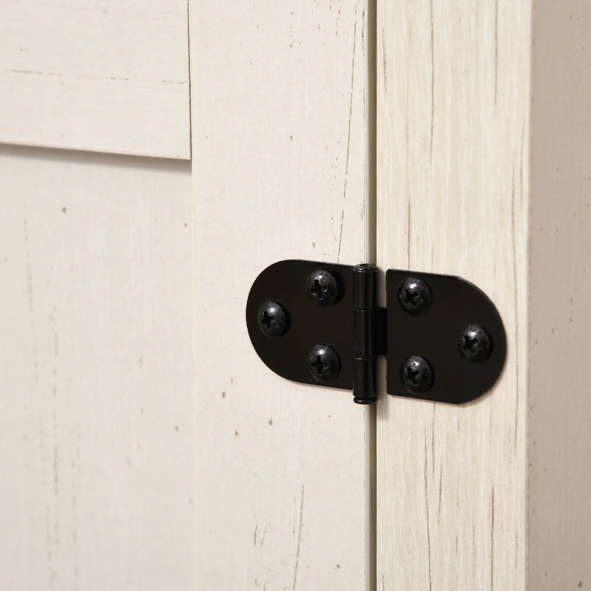 Farmhouse Kitchen Cabinet, Sideboard with 2 Barn Doors, Drawer, White Bar Cabinets at Gallery Canada