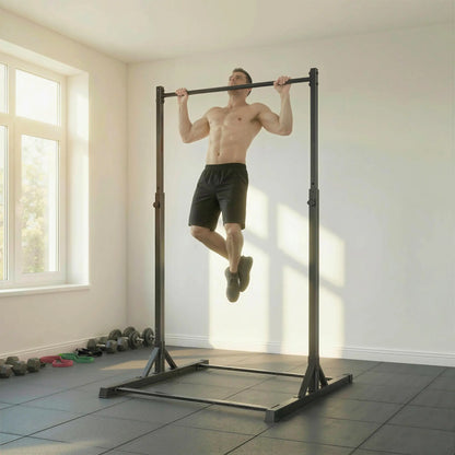 Portable Pull Up Station, Height Adjustable, 8 Levels, 440LBS Capacity Strength Training Equipment at Gallery Canada