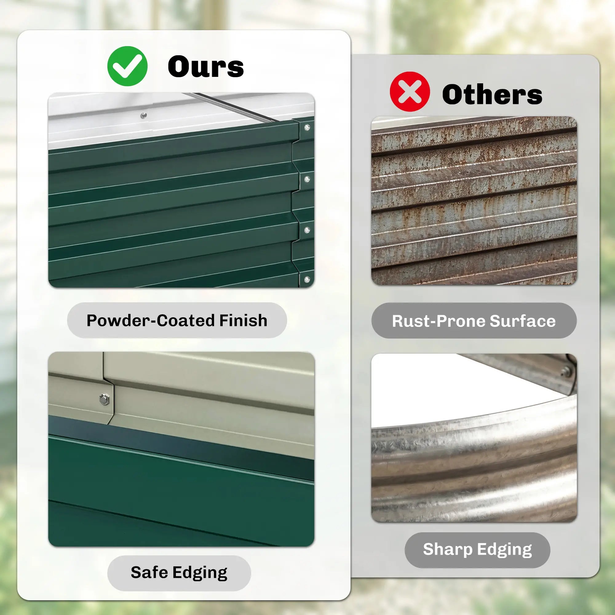 4' x 2' x 1' Raised Garden Bed, Set of 2 Galvanized Planter Box Galvanized Planter Boxes at Gallery Canada