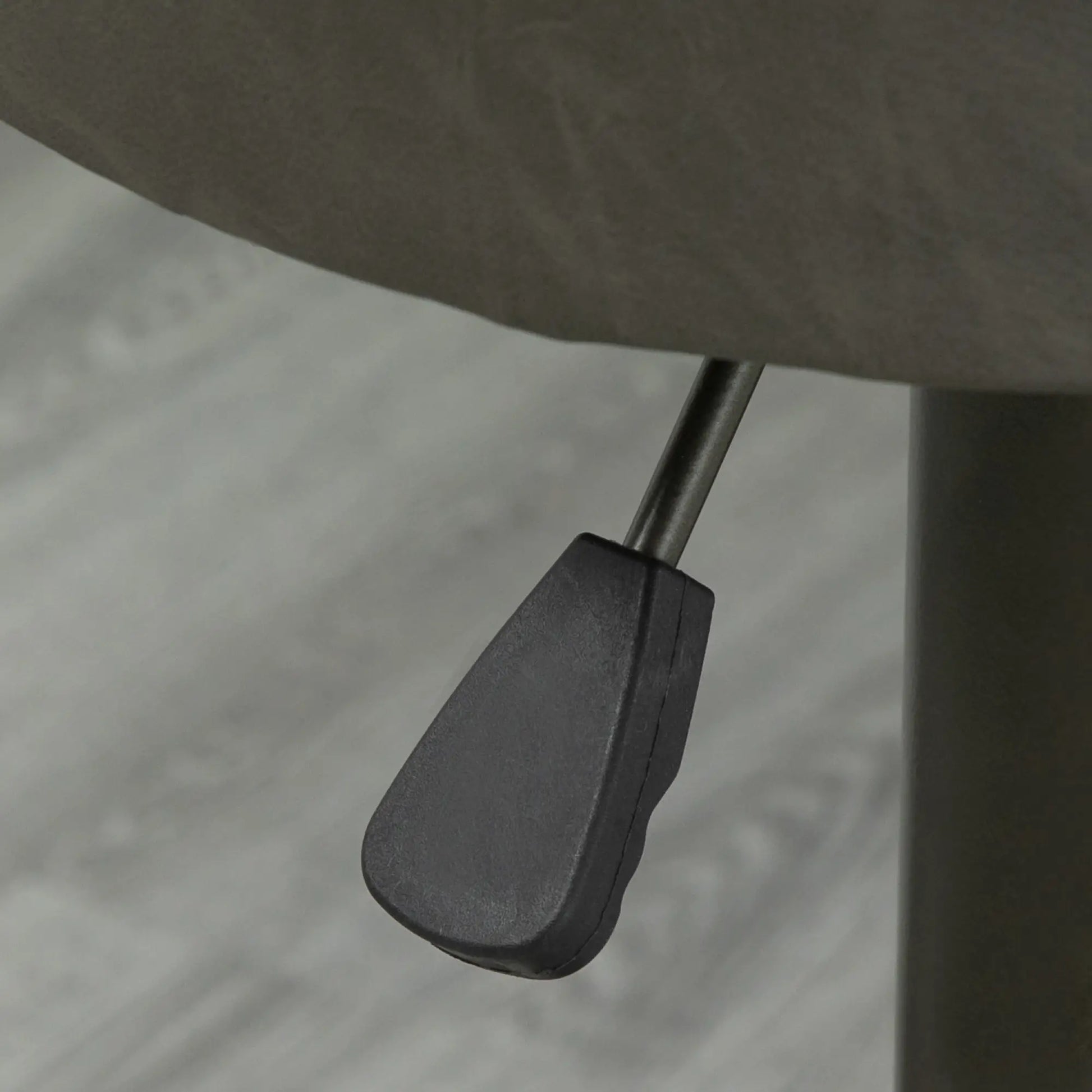 Adjustable Bar Stools Set of 2, Swivel with Footrest, PU Leather Round Top, Dark Grey Bar Stools at Gallery Canada