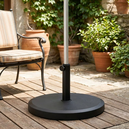 29 lbs Cement Patio Umbrella Base, 19" Heavy Duty Parasol Stand Holder Umbrella Bases at Gallery Canada