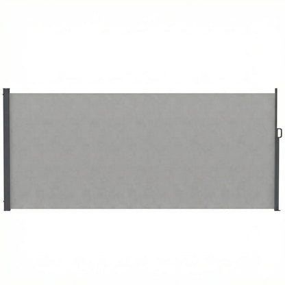 Retractable Side Awning, 165" x 73", Water-Resistant, UV 50+, Light Grey Side Awnings Light Grey at Gallery Canada