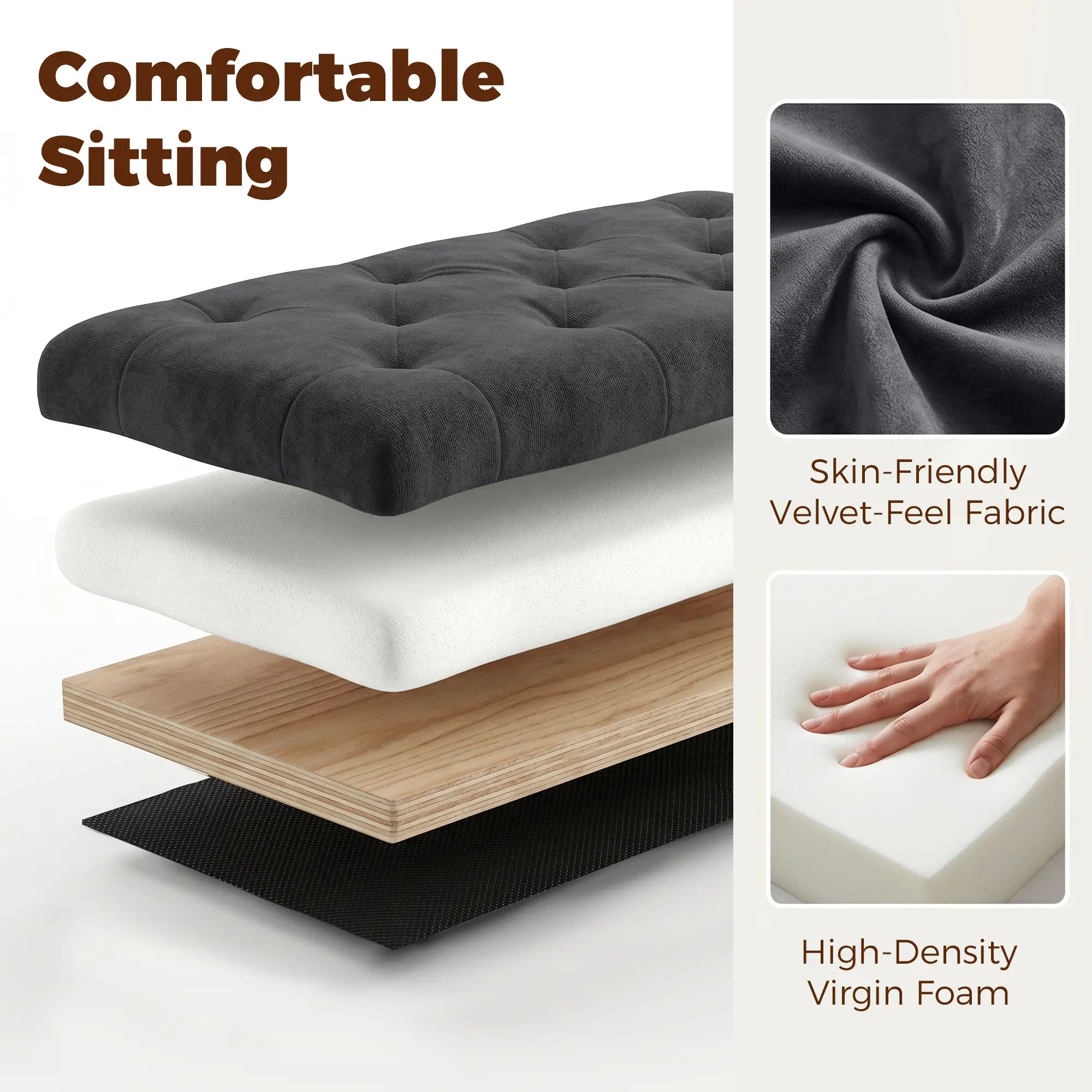 Storage Ottoman Bench, 63