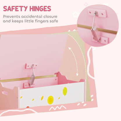 Kids Storage Chest with Lid, Toy Box Organizer, Pink Baby & Kids Storage at Gallery Canada