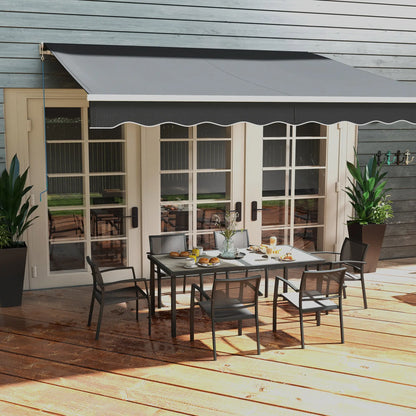 7-Piece Outdoor Dining Set, 6 Stackable Chairs, Plastic Top Table Outdoor Dining Sets at Gallery Canada