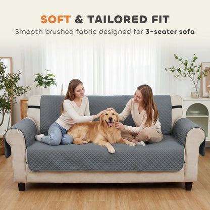 Waterproof Sofa Cover, 3 Seater, Non Slip, Elastic Straps Dog Sofas at Gallery Canada