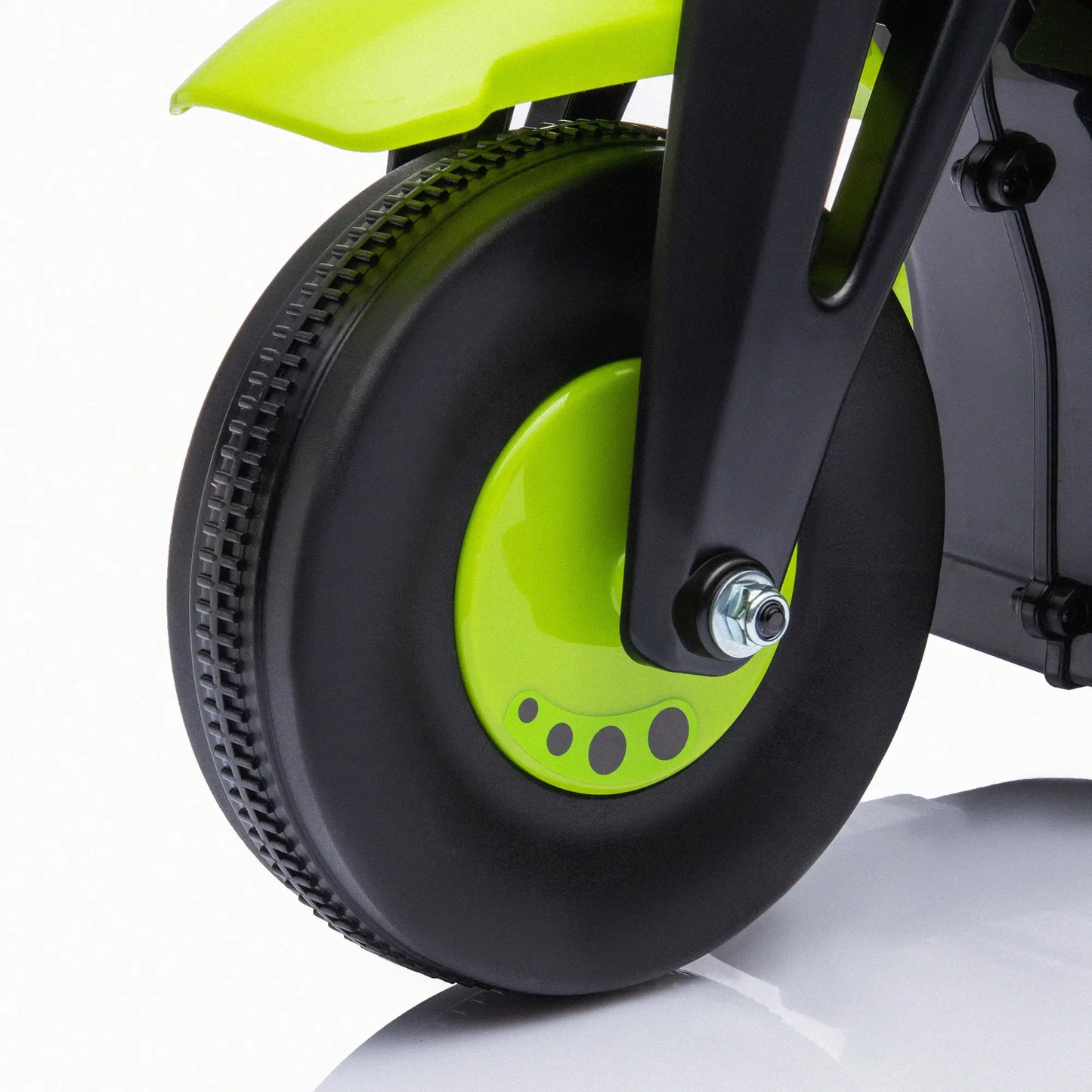 Electric Motorcycle for Kids, 6V, LED Headlight, Music, Pedal, Green Electric Motorcycles at Gallery Canada