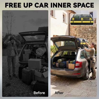 Rooftop Cargo Carrier, 21 Cubic Feet, Waterproof Soft-Shell Storage Bag, Yellow Automotive at Gallery Canada