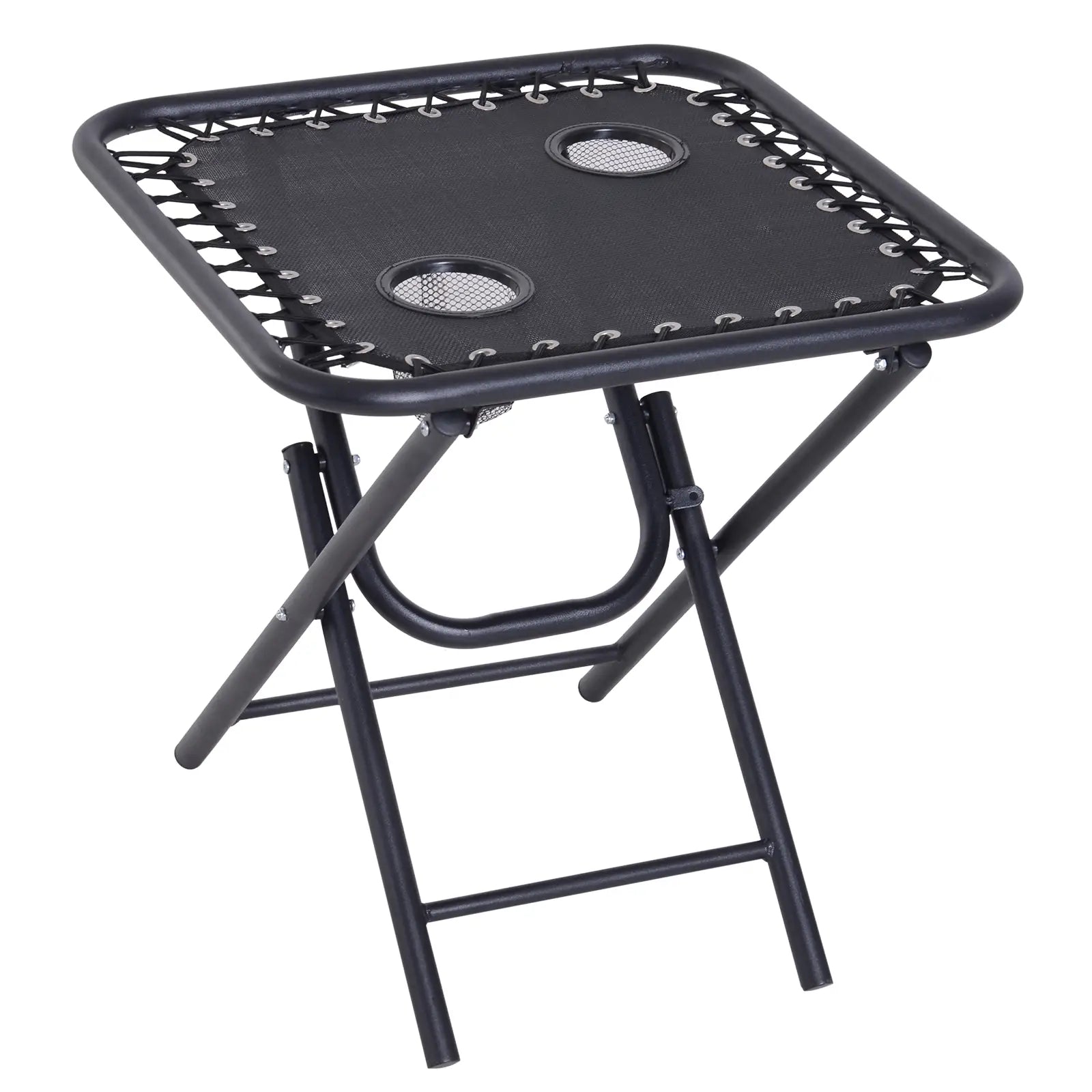 Zero Gravity Chair Set of 2, Patio Chair with Side Table, Black Lounger Chairs at Gallery Canada
