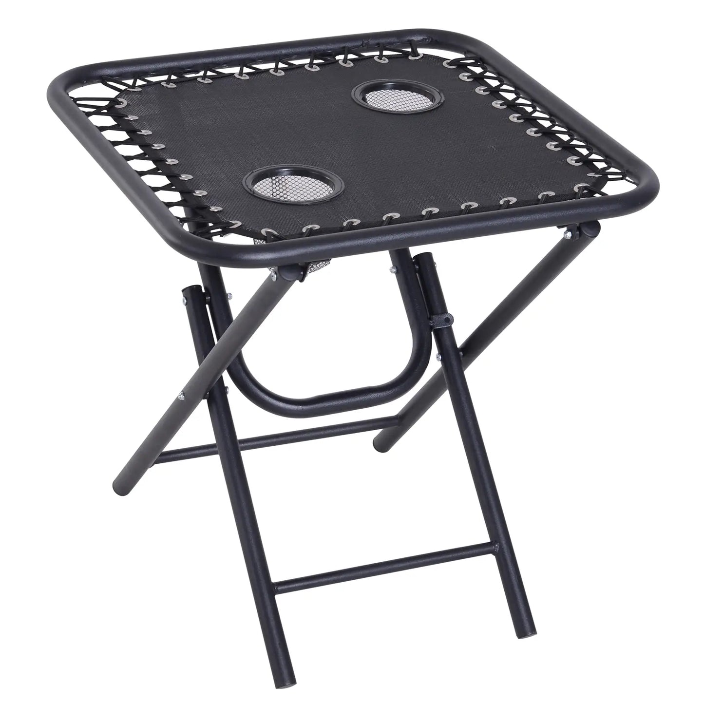 Zero Gravity Chair Set of 2, Patio Chair with Side Table, Black Lounger Chairs at Gallery Canada