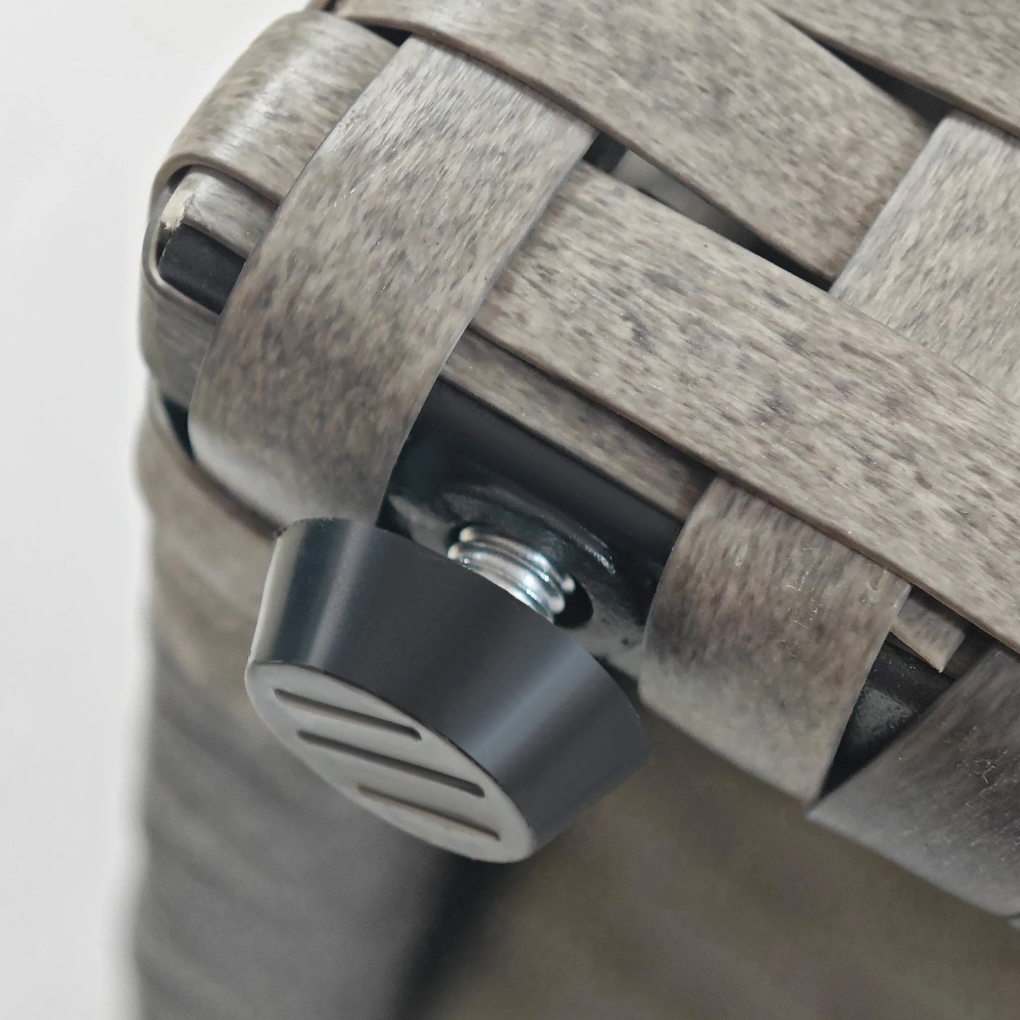 22L Raised Garden Box with Trellis, PE Rattan, Two Plant Boxes, Mixed Grey, Grey Elevated Garden Beds at Gallery Canada