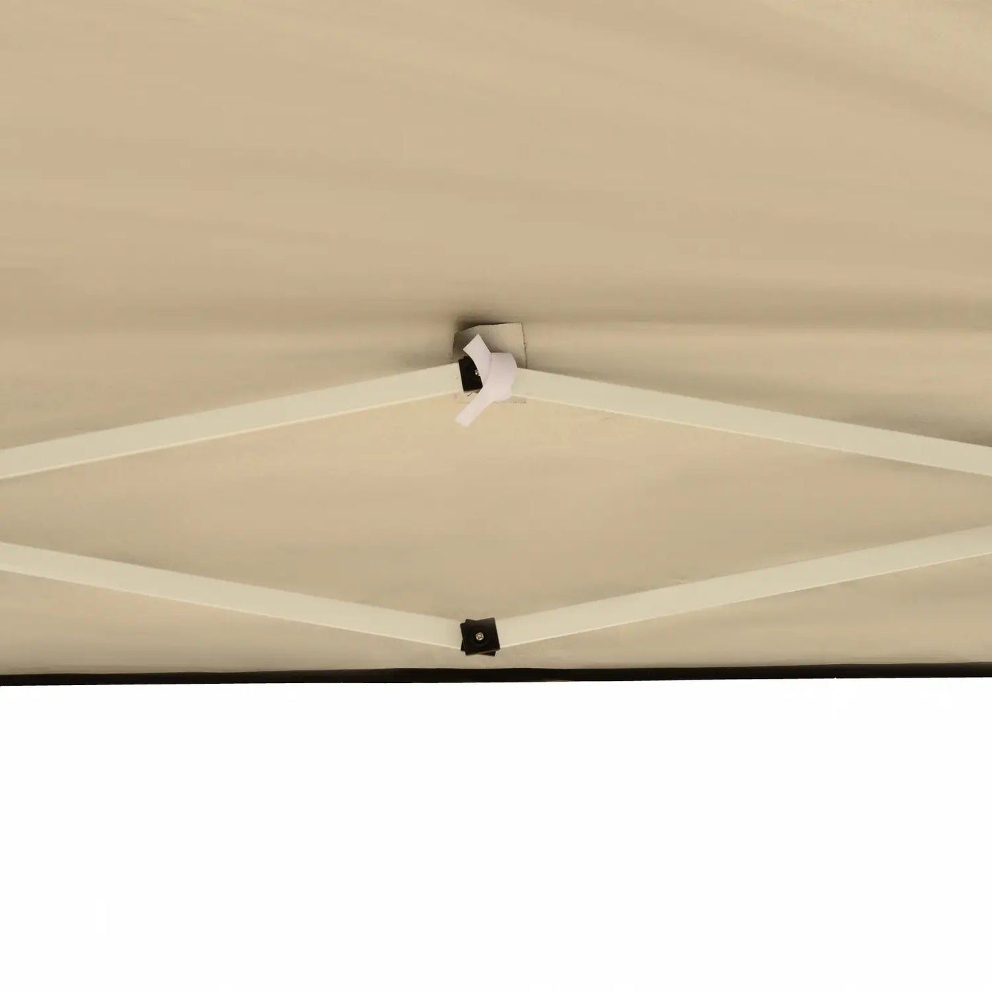 10 x 10ft Folding Pop Up Tent, Outdoor Gazebo Canopy, Black Pop Up Canopies at Gallery Canada