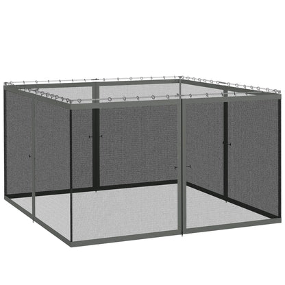 Replacement Mosquito Netting, Gazebo 12' x 12', Black Screen Walls, Zippers, Black Gazebos at Gallery Canada