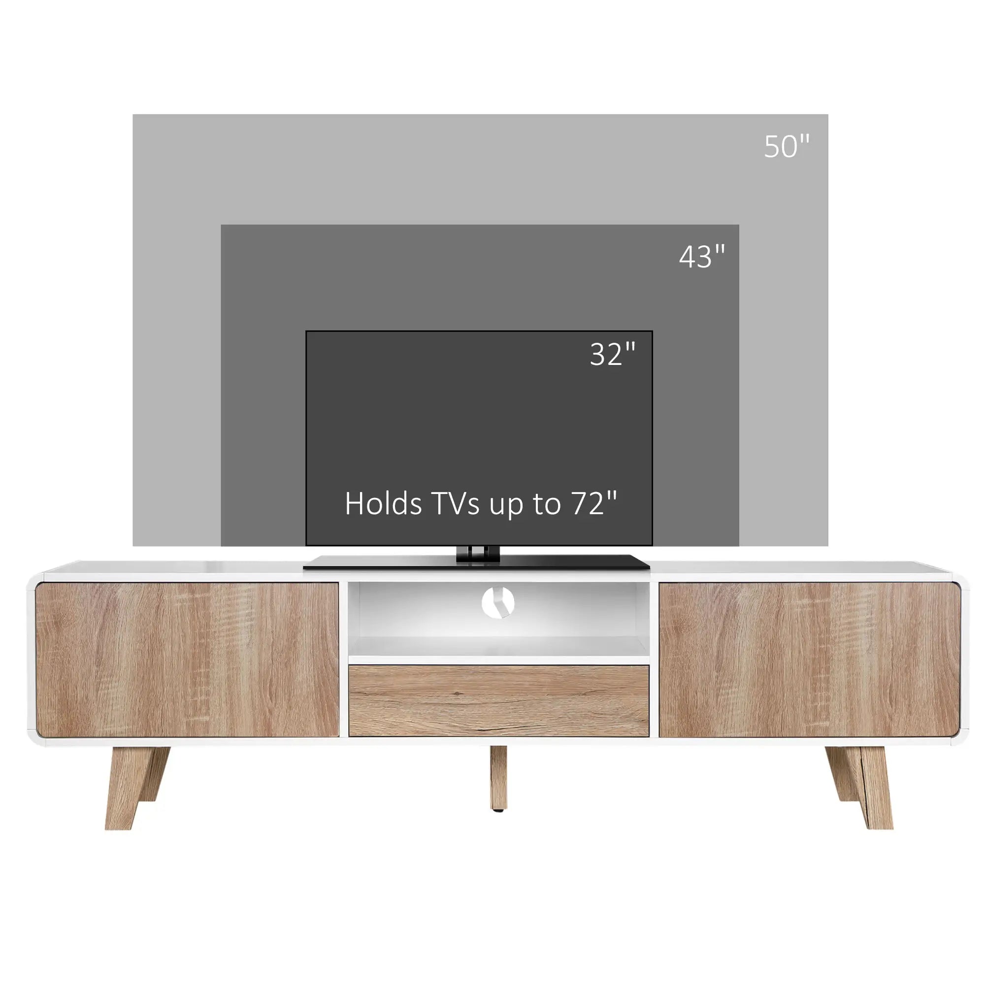 Modern TV Stand for 72