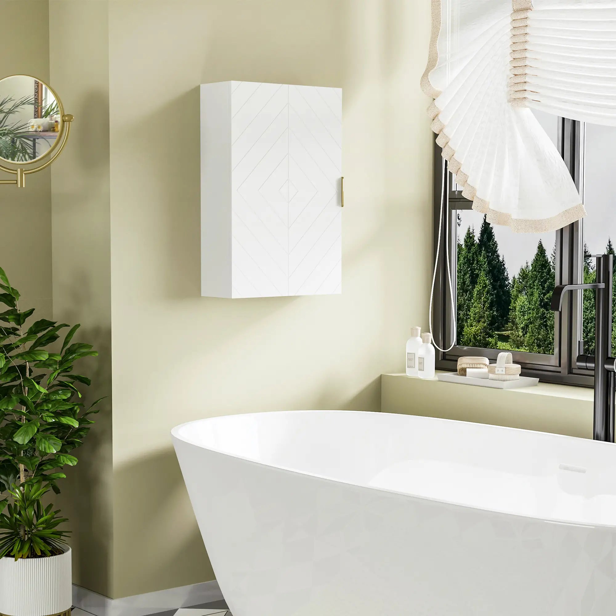 Modern Bathroom Medicine Cabinet, Adjustable Shelves, Single Door Bathroom Cabinets at Gallery Canada