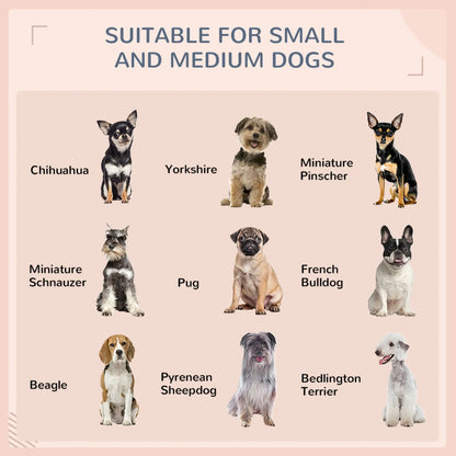 Extendable Wicker Dog Bed, Soft Cushion Washable Cover, Small Medium Dogs, Cream White Houses, Kennels & Pens at Gallery Canada