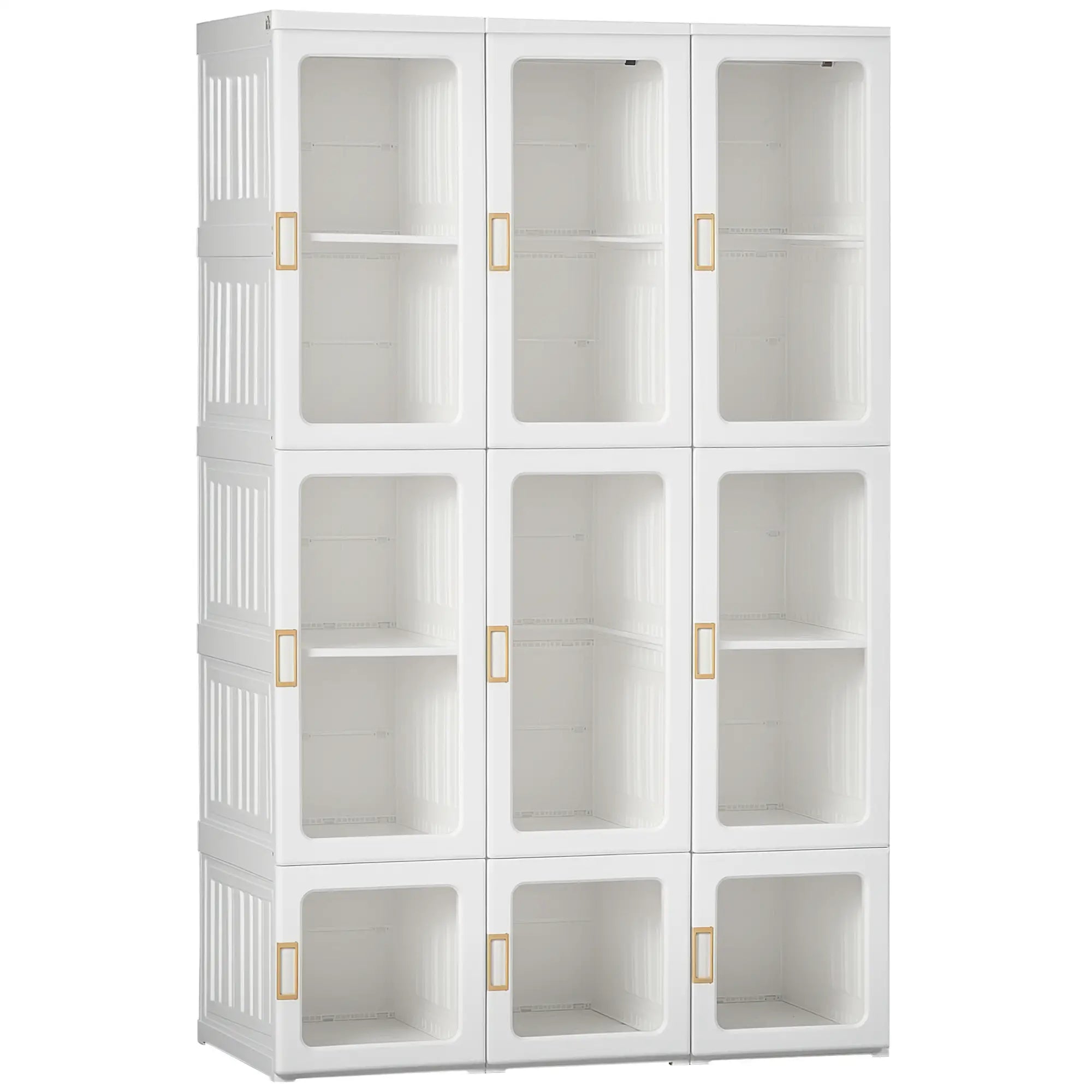 Portable Wardrobe Closet, Foldable Clothes Organizer, White Clothing Storage at Gallery Canada
