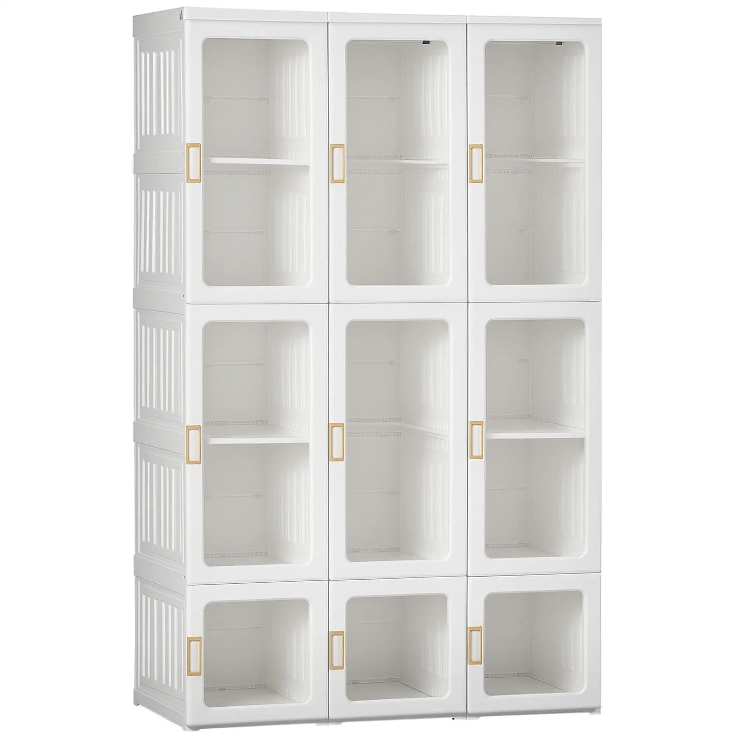 Portable Wardrobe Closet, Foldable Clothes Organizer, White Clothing Storage at Gallery Canada