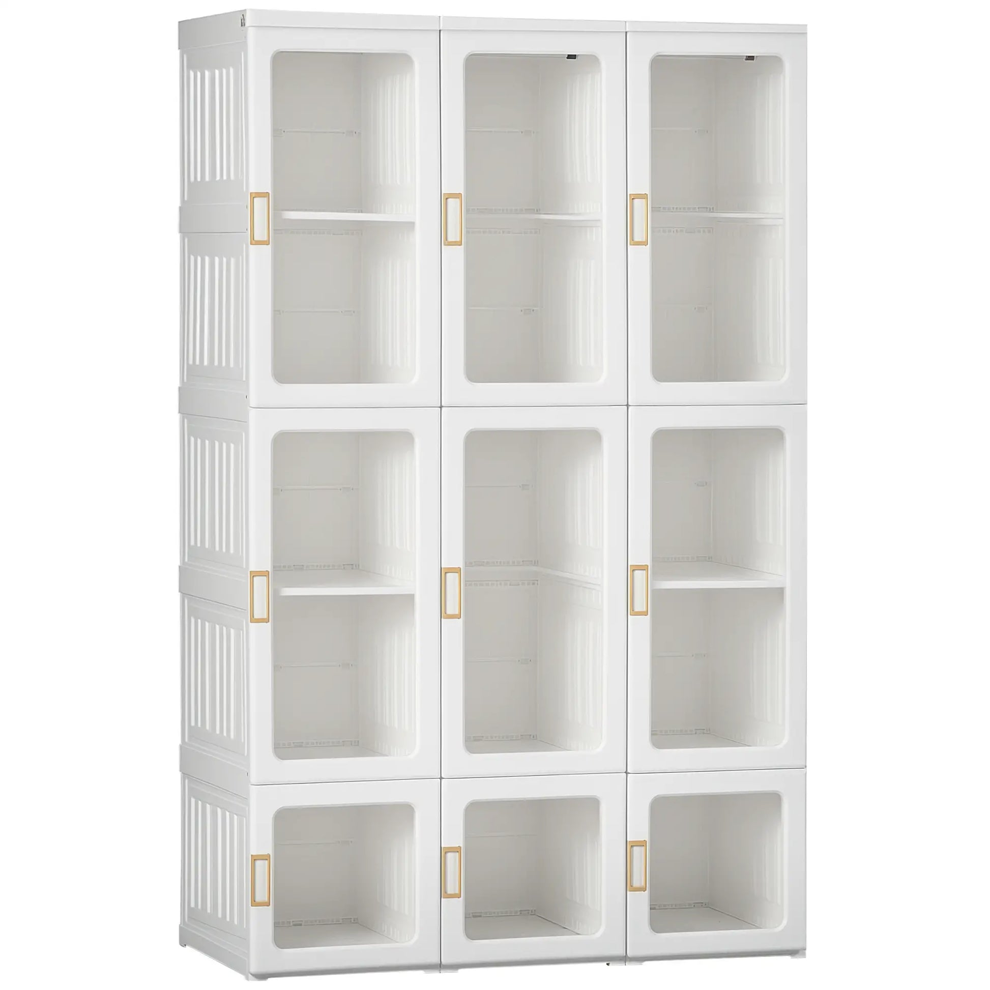 Portable Wardrobe Closet, Foldable Clothes Organizer, White Clothing Storage at Gallery Canada
