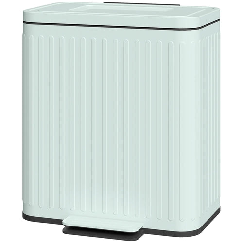 2 x 5.3 Gallon Trash Can, Soft Close Lid, Removable Inner Buckets