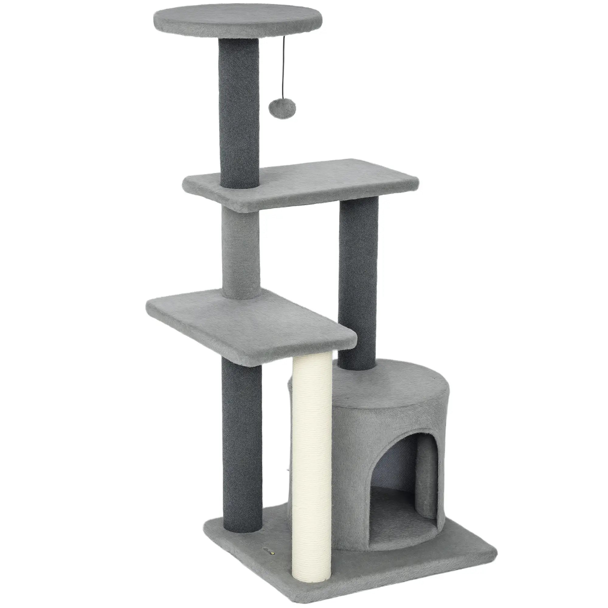 Cat Tree Tower, Multi-Level, Sisal Scratching Post, Large 41