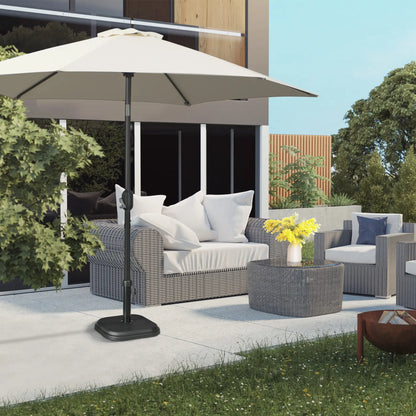 24 lb Concrete Patio Umbrella Base, Outdoor Market Table Stand, Black Umbrella Bases at Gallery Canada