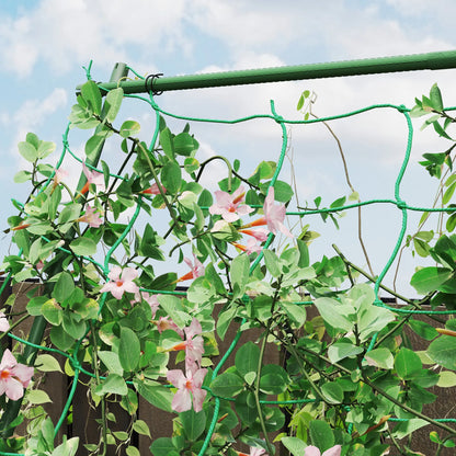 Adjustable A-Frame Garden Trellis, 20 Metal Clips, 4 Net Straps Plant Stands at Gallery Canada