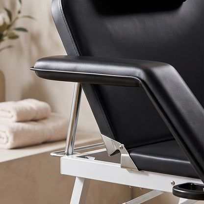 Table de massage pliante portable, noire