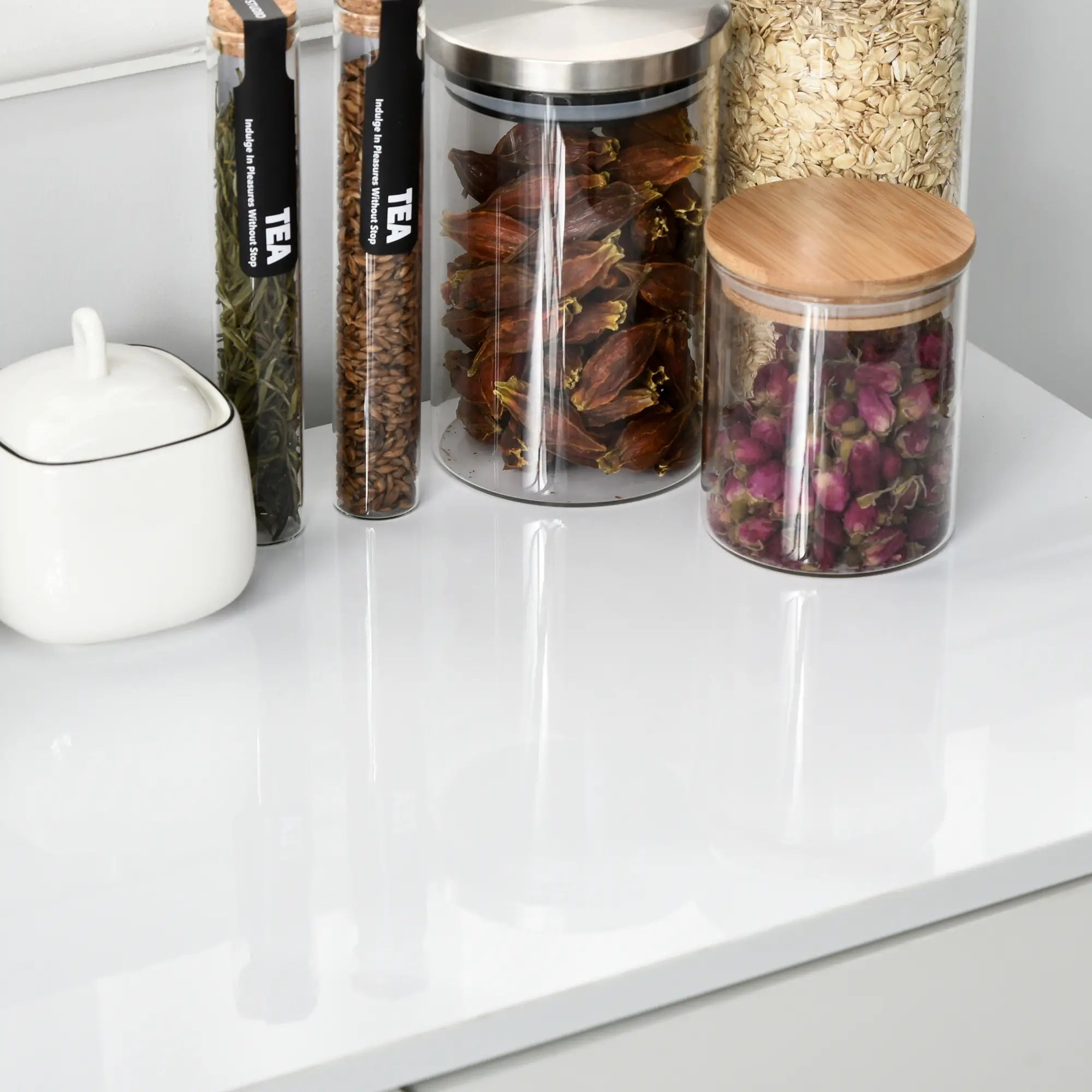 High Gloss Buffet Sideboard, 2 Drawers, 2 Doors, Adjustable Shelf, White Bar Cabinets at Gallery Canada