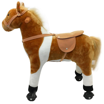 Kids Rocking Horse, Large Ride on Toy for Toddlers, Brown Rocking Horses at Gallery Canada