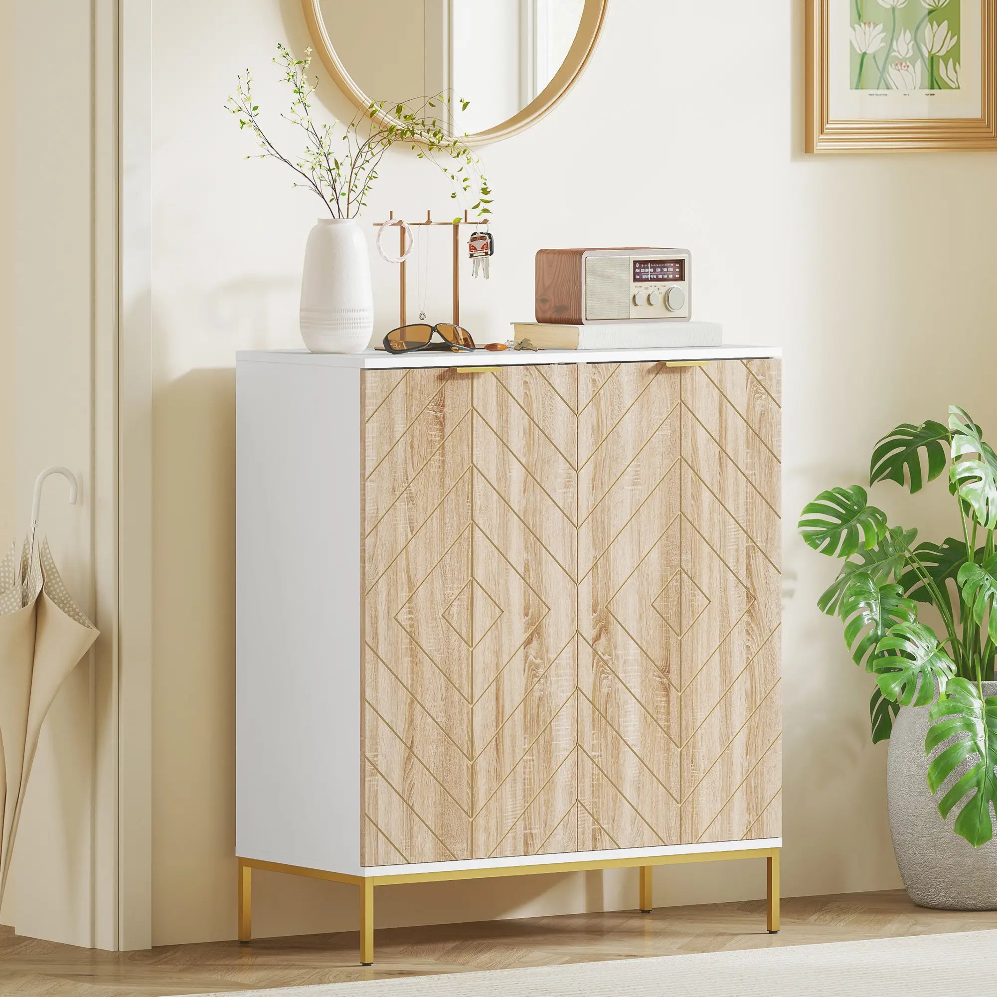 Shoe Storage Cabinet for 15 Pairs, Adjustable Shelves, White Shoe Storage Cabinets & Racks at Gallery Canada