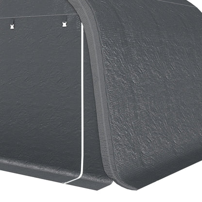 10' x 10' Outdoor Storage Tent, Heavy Duty Waterproof Shed for Bike, Motorcycle, Garden Tools Sheds at Gallery Canada