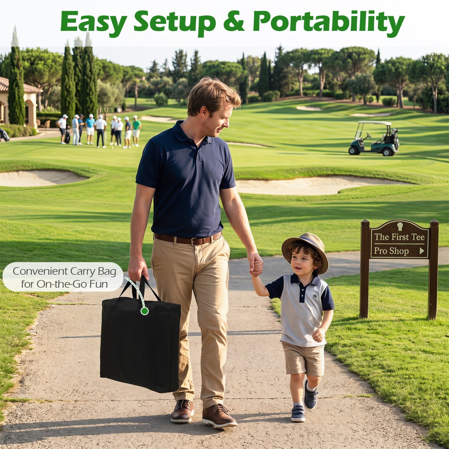 "71" Set de jeu de chipping de golf pour pratique intérieure et extérieure