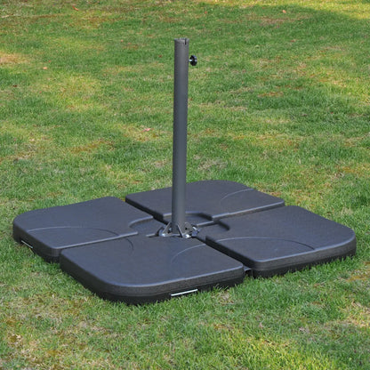4pc Portable Umbrella Base Weights, Garden Parasol Stand, Black Umbrella Bases at Gallery Canada