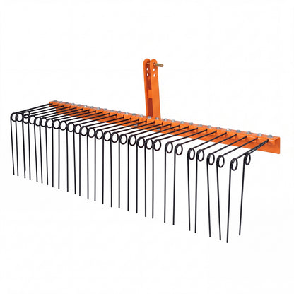 72" Pine Straw Rake, 30 Metal Coil Tines, Orange Lawn Care Tools at Gallery Canada