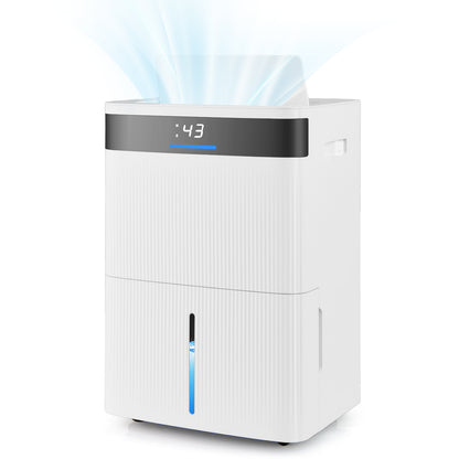 74 Pints Dehumidifier for Home 4500 Sq.Ft Dehumidifier, White Dehumidifiers at Gallery Canada