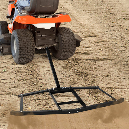 74" Wide Driveway Drag Tow Behind Leveling Rake, Black Lawn Care Tools at Gallery Canada