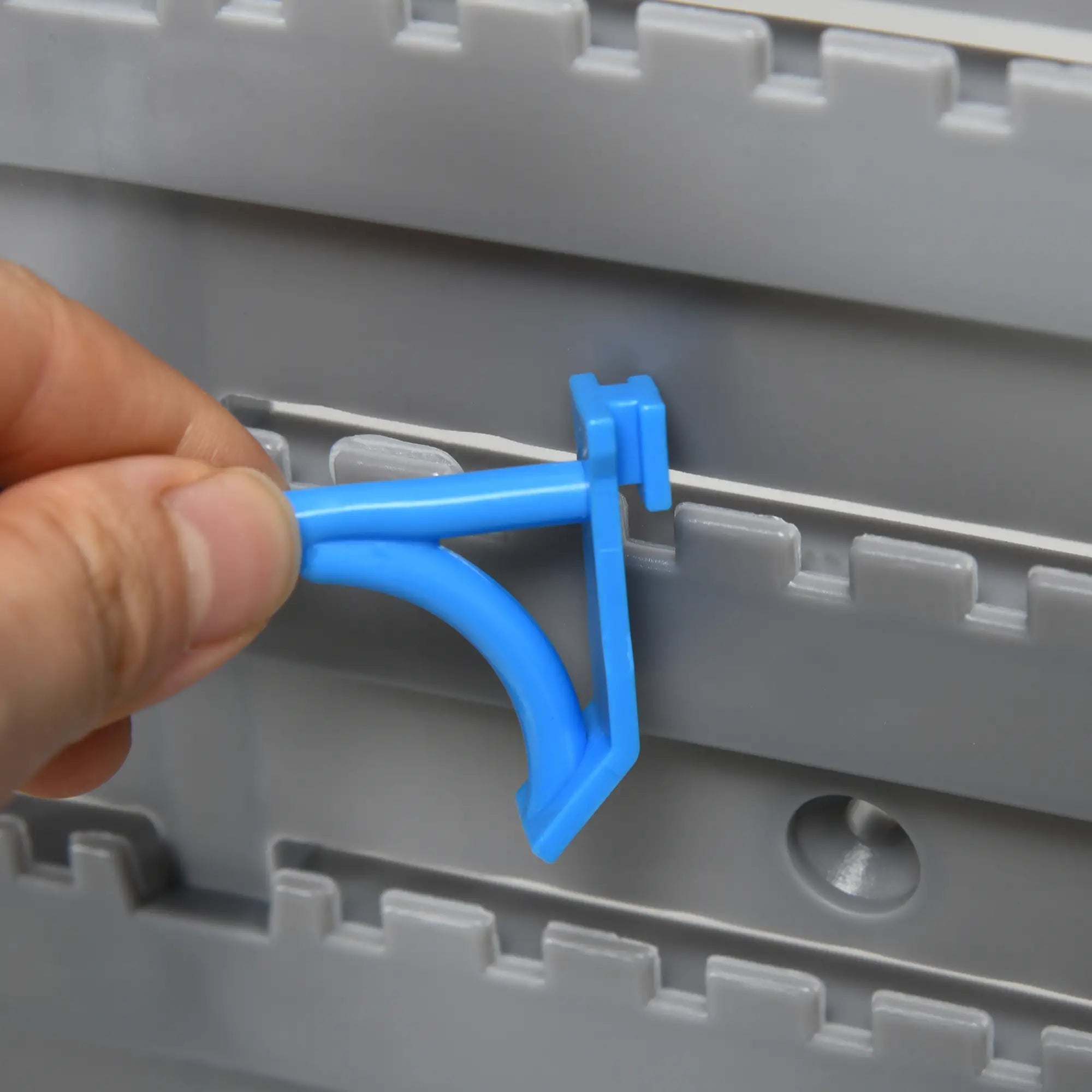 54 Piece Pegboard Shelf Tool Organizer, Wall Mounted, 50 Hooks, Blue Tool Organizers at Gallery Canada