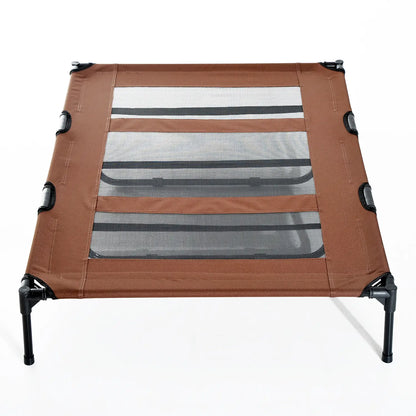 Elevated Dog Bed, XL Dog Cot, 48" x 36" x 9", Coffee Elevated Dog Beds at Gallery Canada
