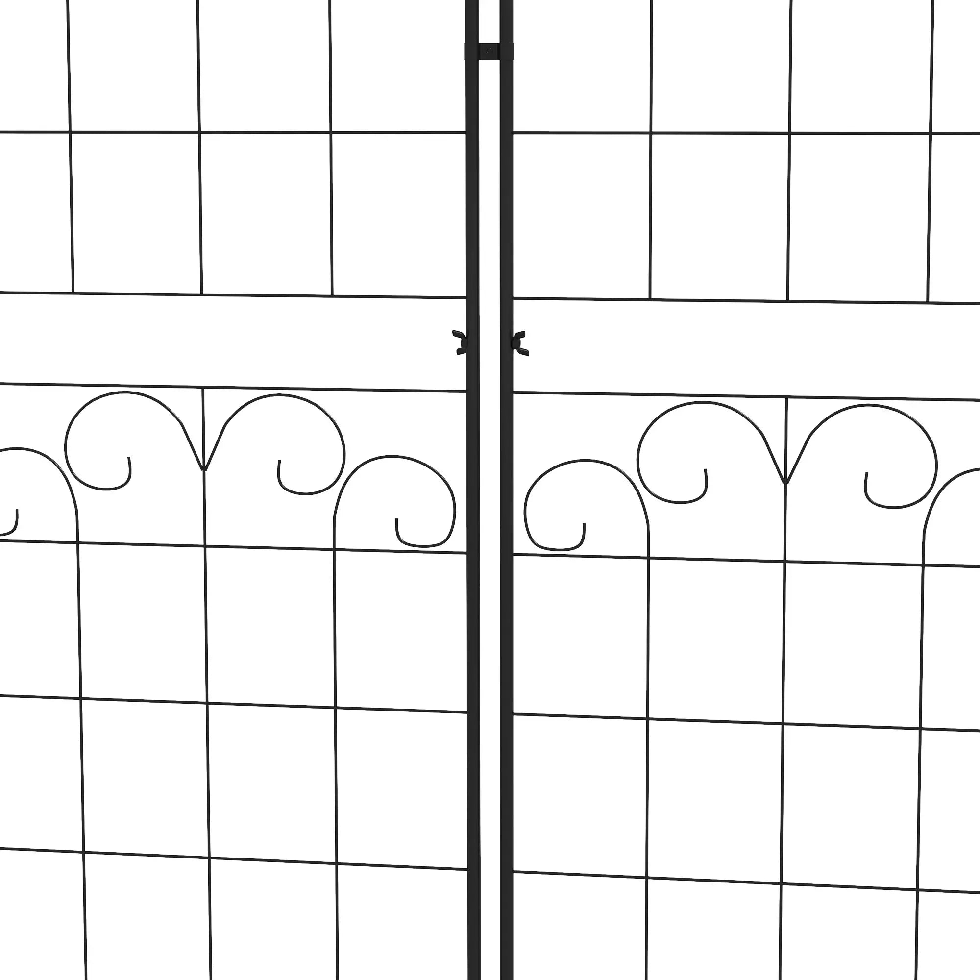2 Pcs Metal Garden Trellis, Outdoor Plant Support, Patio Lawn Backyard Plant Stands at Gallery Canada